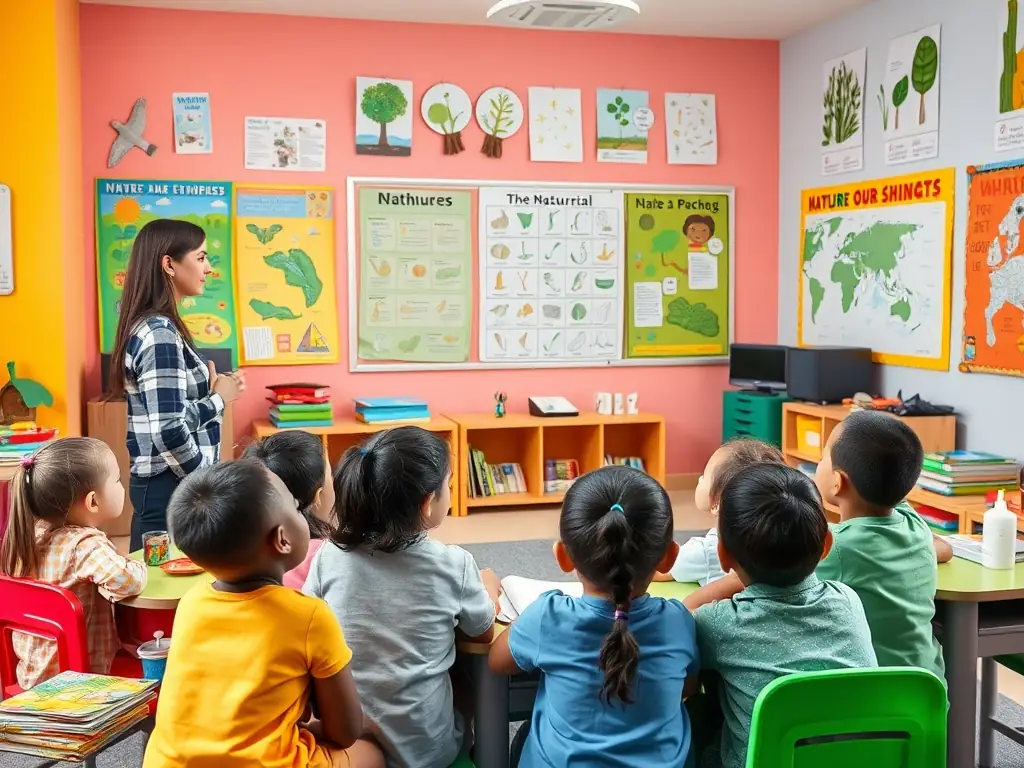A classroom setting with a wildlife expert giving a presentation to attentive participants, highlighting ICABE's educational programs.